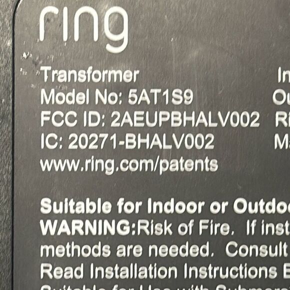 Ring Smart Lighting Low Voltage Lighting Transformer 12-15V, 200W black Bridge r - Picture 8 of 9